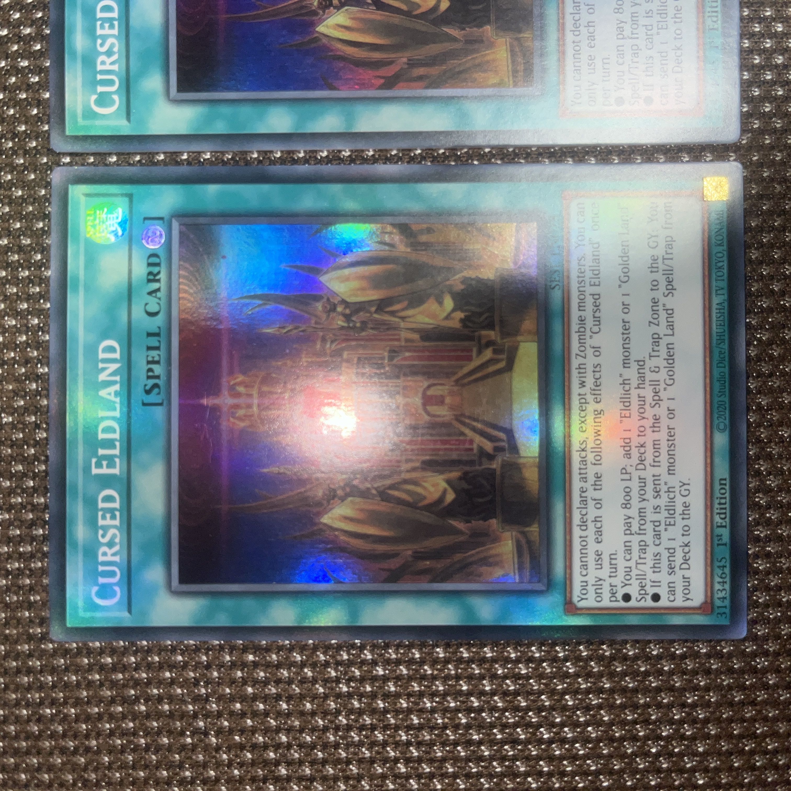 Yu-Gi-Oh Cursed Eldland EU Version (English) Super 1st 2 copies