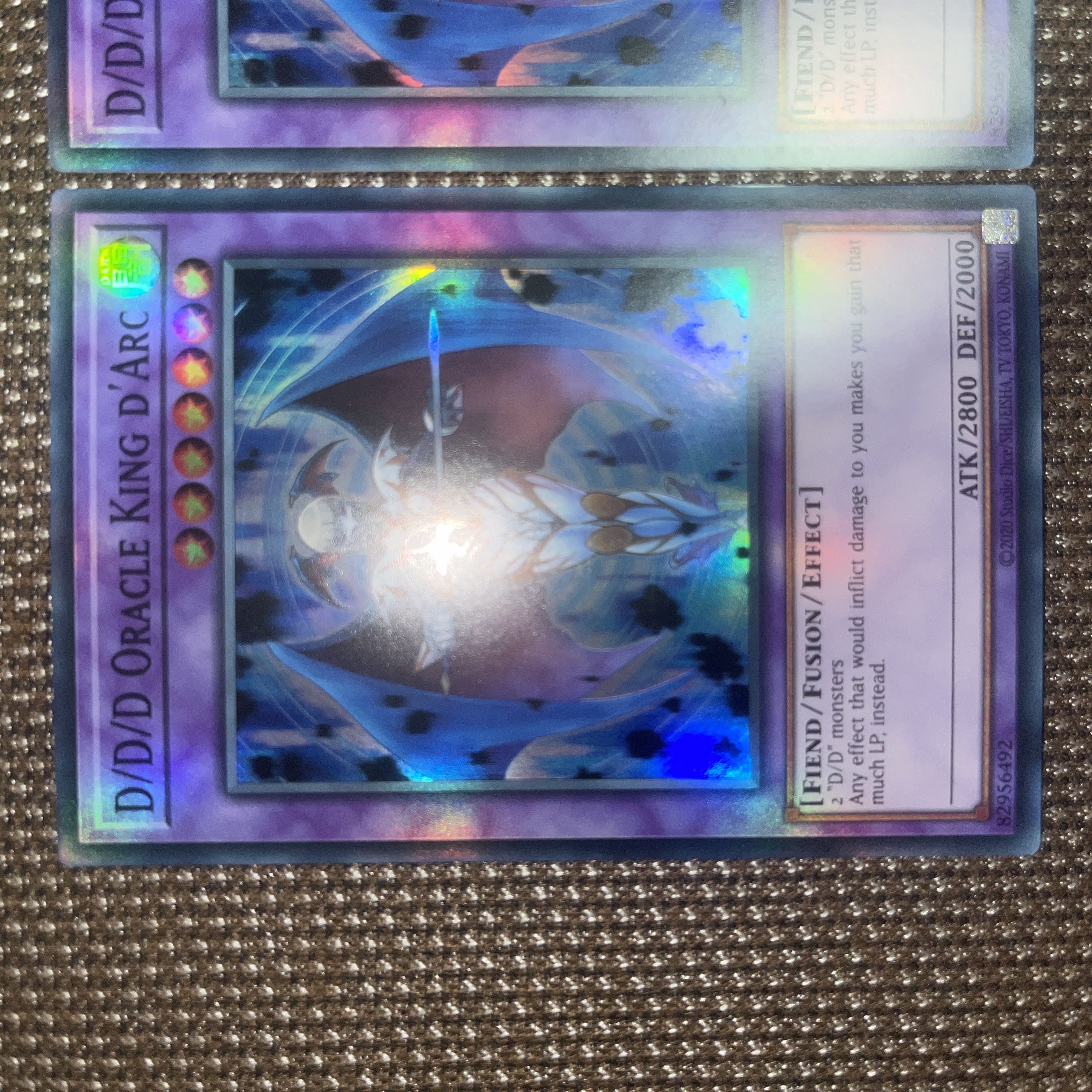 Yu-Gi-Oh D/D Oracle King d'Arc EU Version (English) Super 2 copies