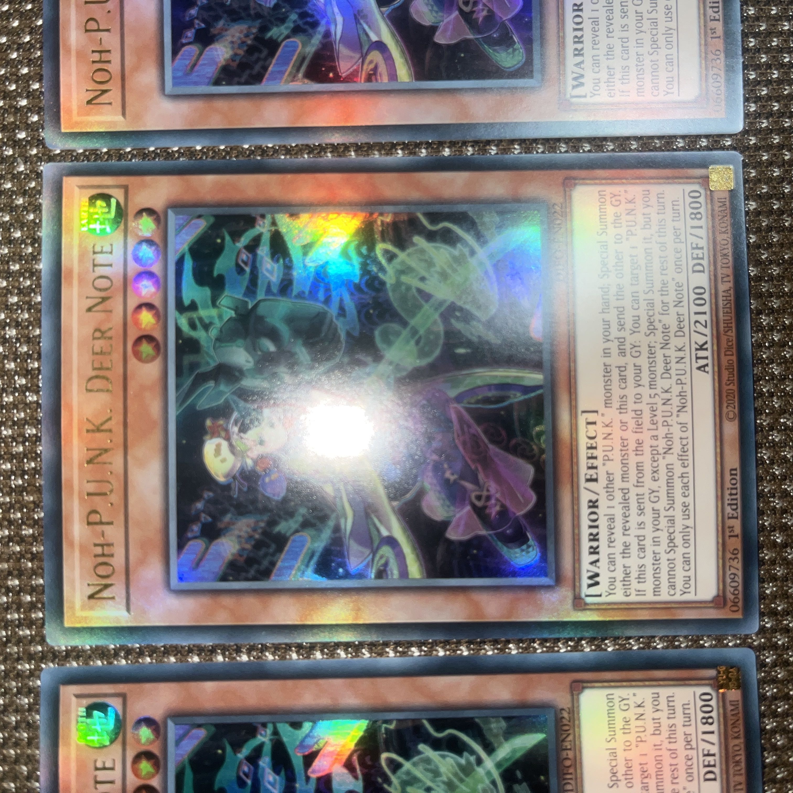 No-P.U.N.K.ディア・ノート EU版(英語) ウルトラ 1st 3枚