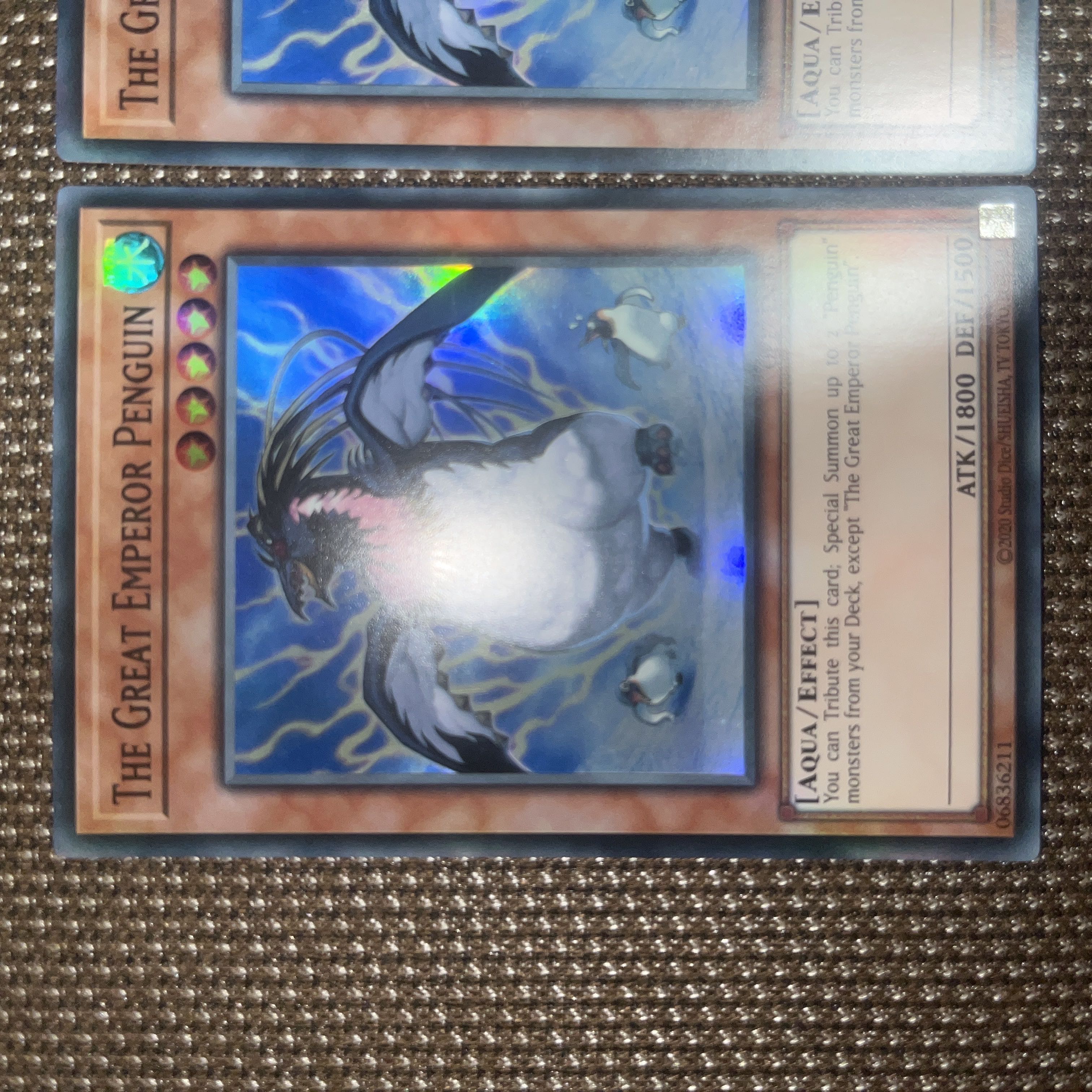 遊戯王 大皇帝ペンギン　EU版(英語) スーパー　3枚