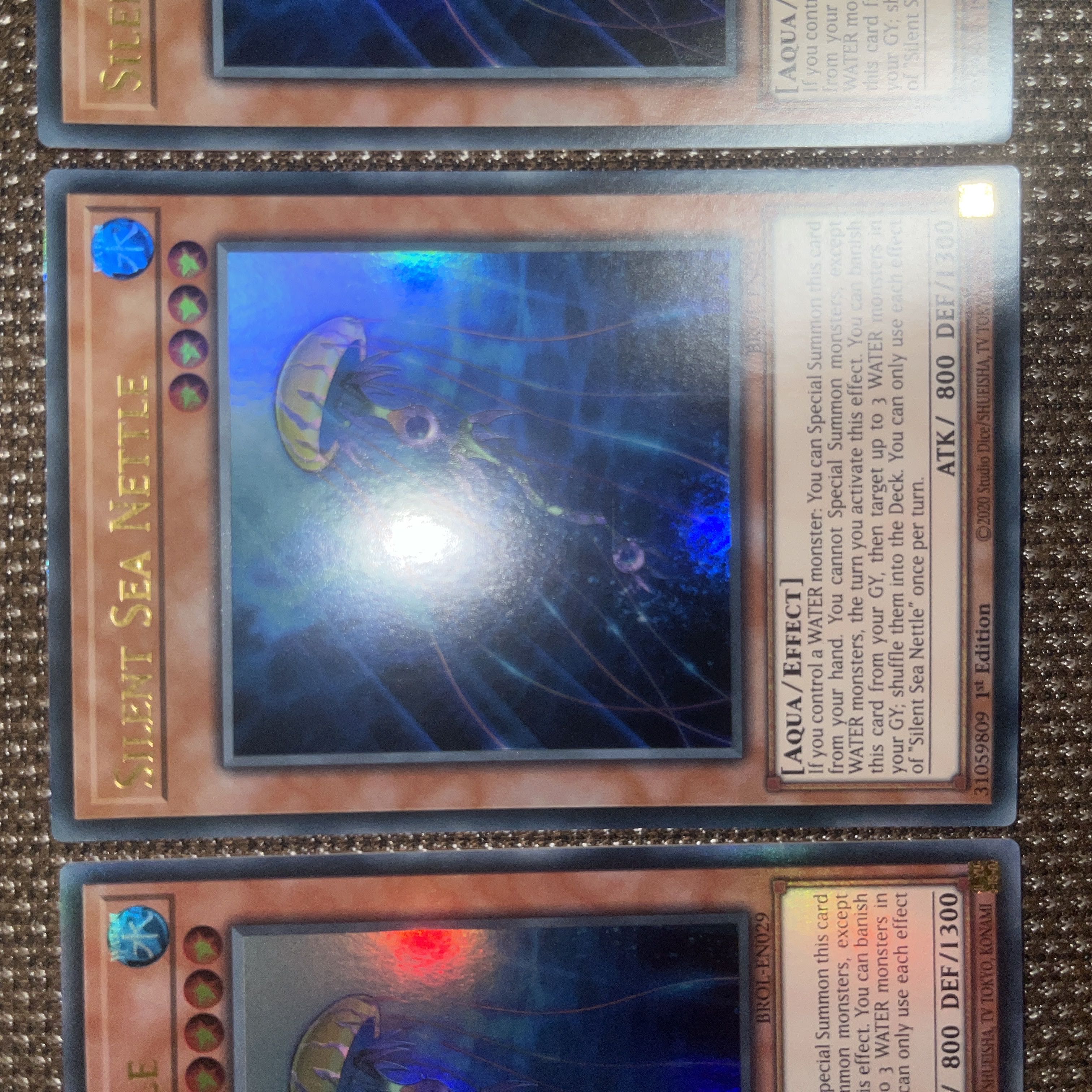 Yu-Gi-Oh Silent Sea Nettle EU Version (English) Ultra 1st 3 copies