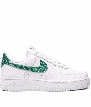 ナイキ　エアフォース1   エッセンシャル　グリーンペイズリー 24.5cm