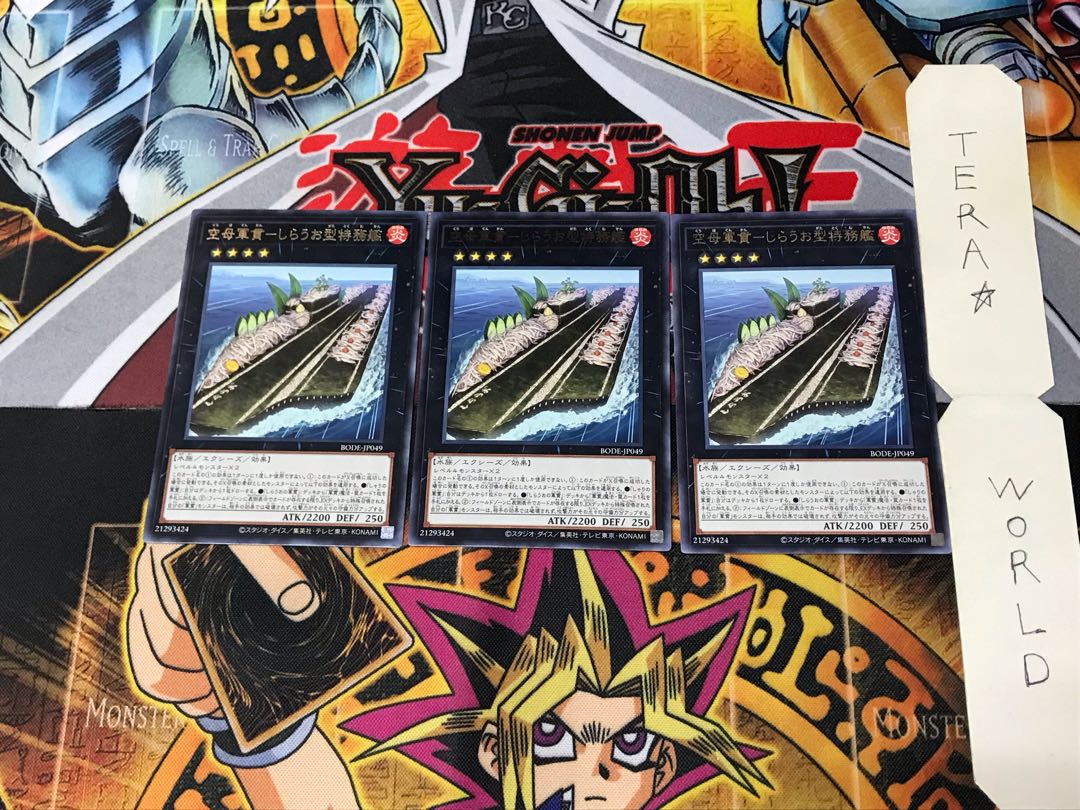 Aircraft Carrier Gunkansu - Shirauo-type Special Mission Ship BODE 5 Rare, set of 3 Tera.