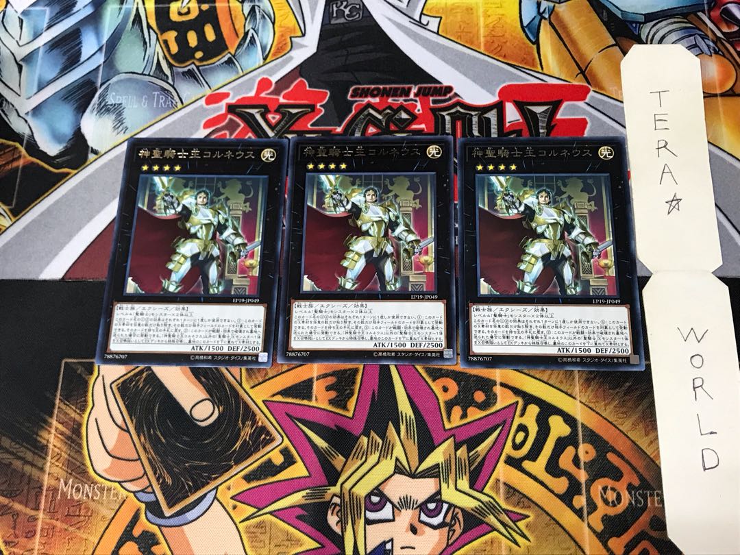 Sacred Noble Knight of King Custennin EP19 2 Rare Set of 3 Tera.