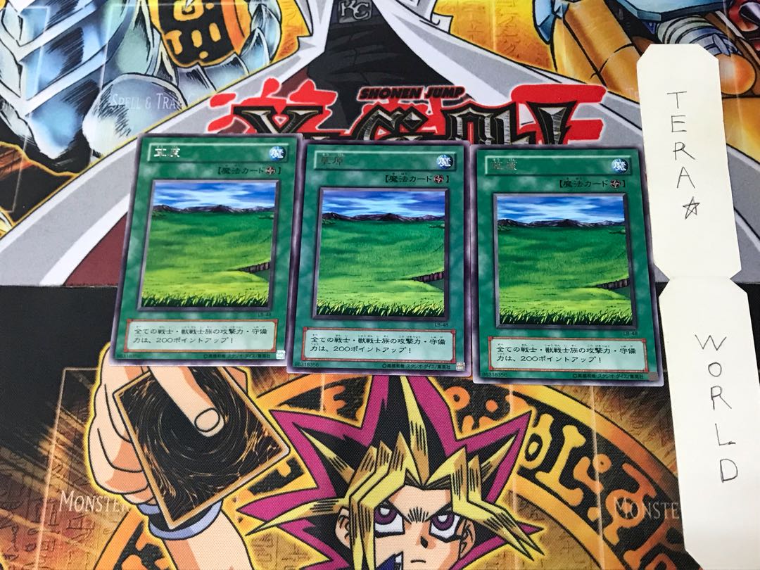Grasslands LB 2nd period ver 4 rare set of 3 tera