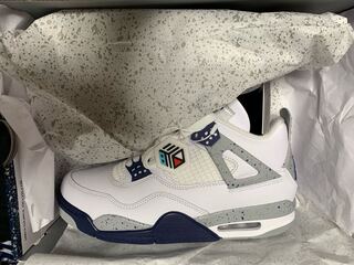 ナイキ エアジョーダン4 "ミッドナイトネイビー" ホワイト/ミッドナイトネイビー DH6927-140 26cm