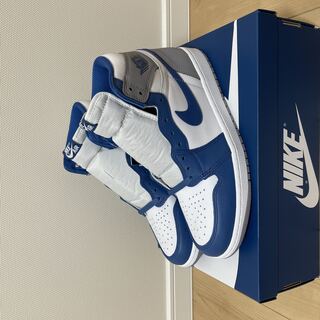 ナイキ エアジョーダン1 ハイ OG "トゥルーブルー" トゥルーブルー/ホワイト/セメントグレー DZ5485-410 28cm