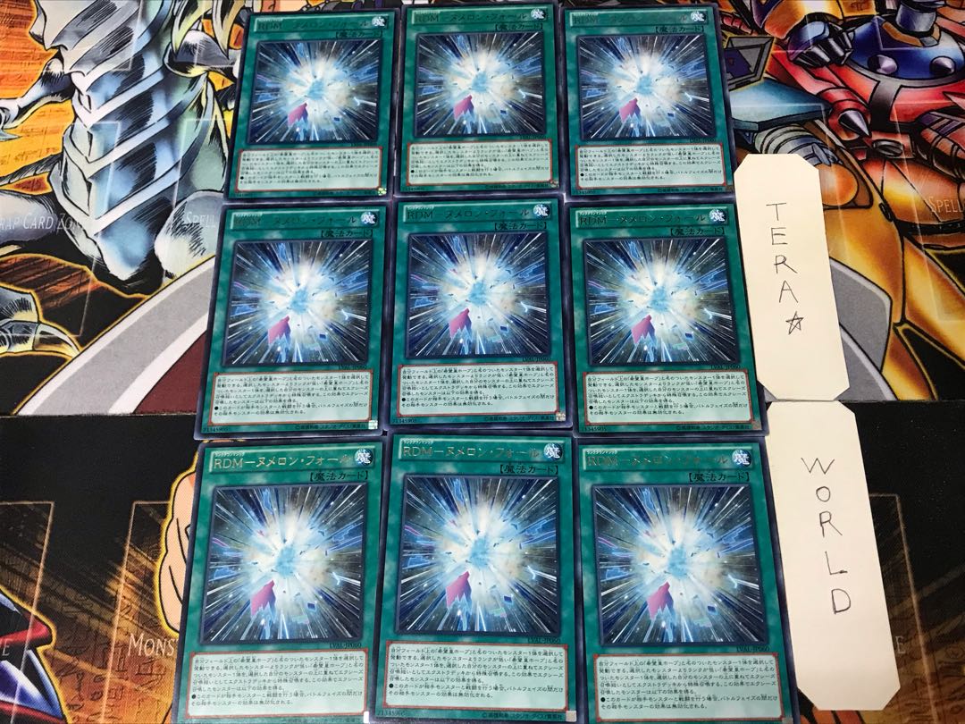 RDM-Numeron Falls LVAL 1 rare, set of 9 Tera.