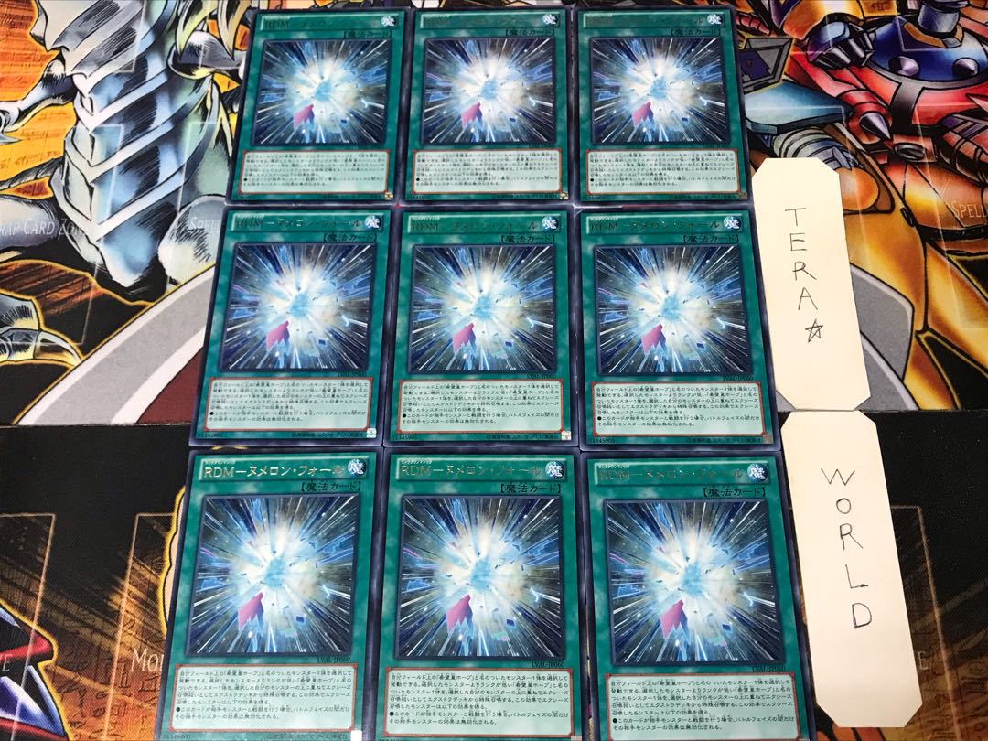 RDM-Numeron Falls LVAL 2 Rare, set of 9 Tera.