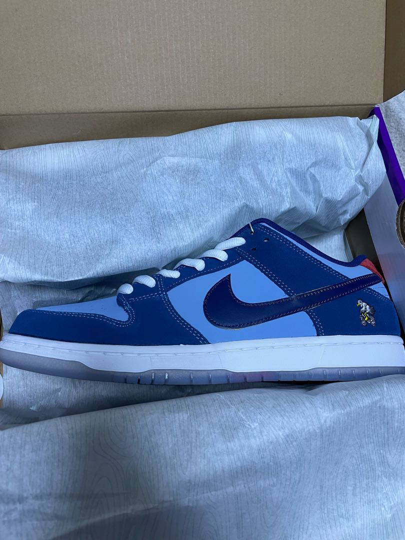 Y So Sad? × x Nike SB Dunk Low "Coastal Snubbull" Coastal Snubbull/Speed Lightning Yellow/University Red DX5549-400 29cm