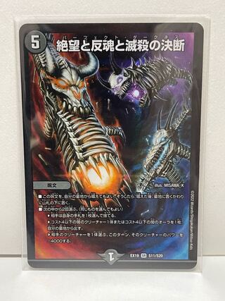 Despair, Anti-Soul and Annihilate Decision (Perfect Darkness) EX19 SR S11/S20