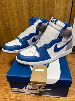 ナイキ エアジョーダン1 ハイ OG "トゥルーブルー" トゥルーブルー/ホワイト/セメントグレー DZ5485-410 29cm