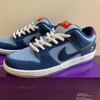 ワイ ソー サッド? × ナイキ SB ダンクロー "コースタルブルー" コースタルブルー/スピードイエロー/ユニバーシティレッド DX5549-400 28cm