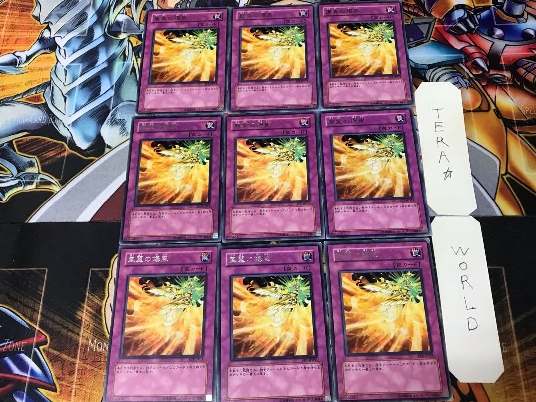 Phoenix Wing Wind Blast FET 1 Rare Set of 9 Tera.