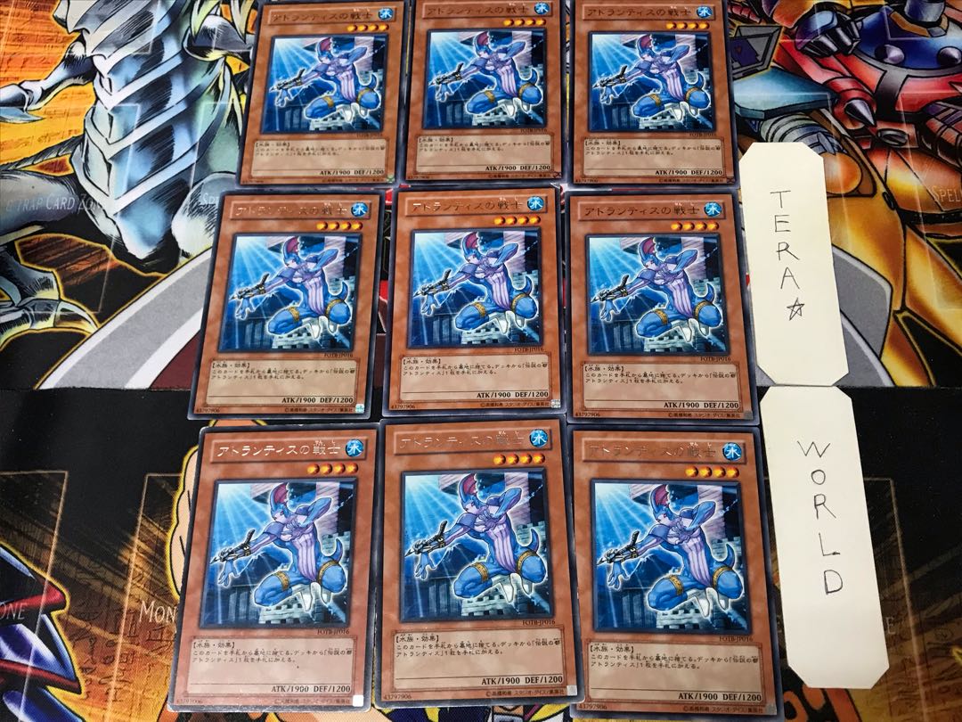 Warrior of Atlantis FOTB 3 Rare 9-card set Terra