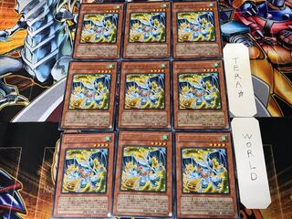 Debris Dragon CRMS 3 rare, set of 9, Tera.