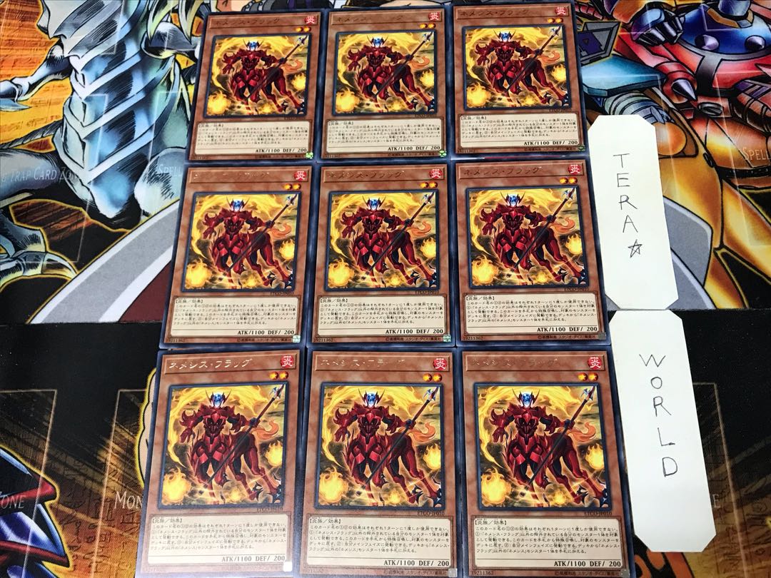 Nemeses Flag ETCO 2 Rare Set of 9 Tera