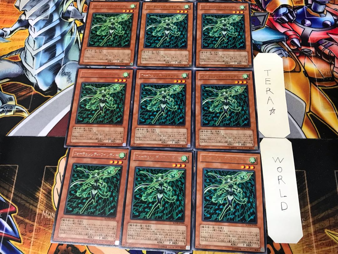 Fortune Lady Wind SOVR 3 Rare Set of 9 Tera.