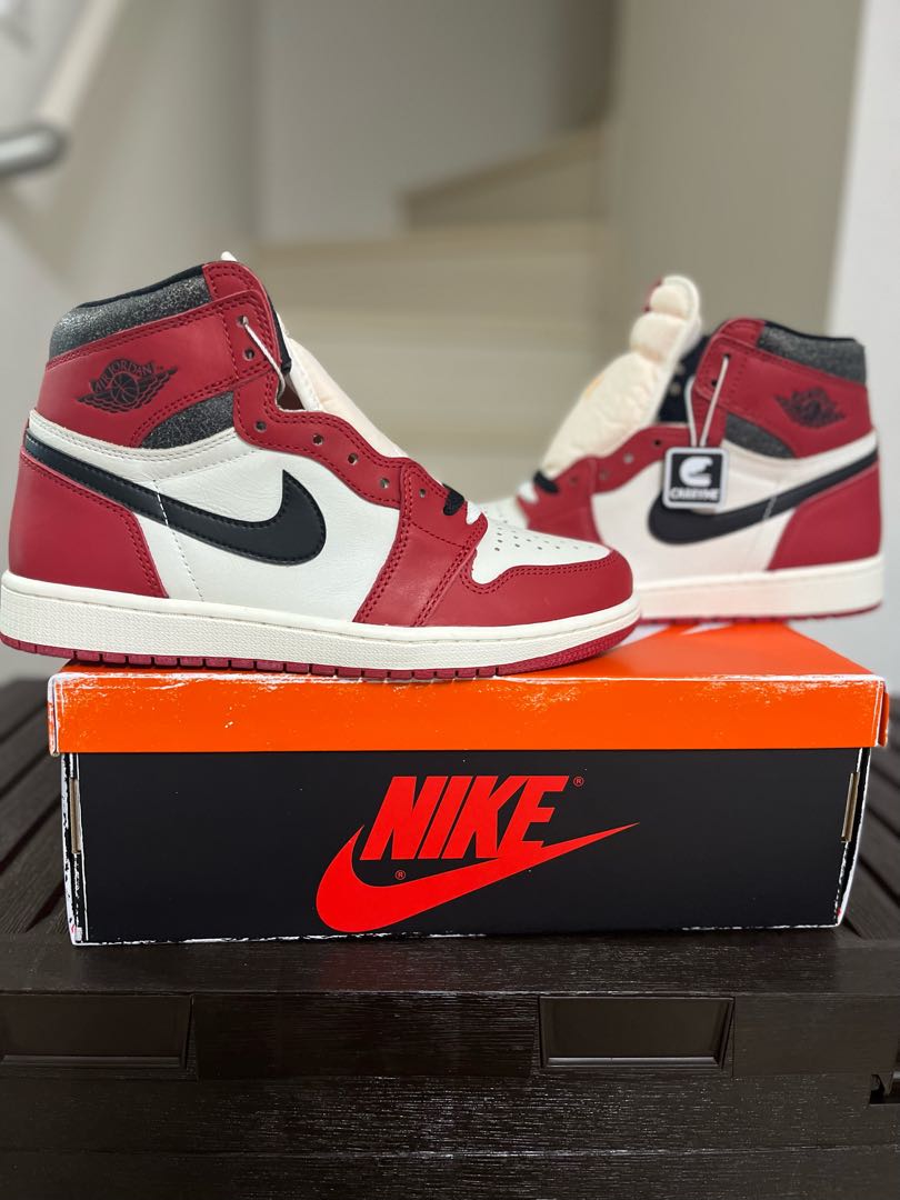 Nike Air Jordan 1 High OG "Disappear&Found/Chicago" Varsity Red/Black/Sail/Muslin DZ5485-612 26.5cm