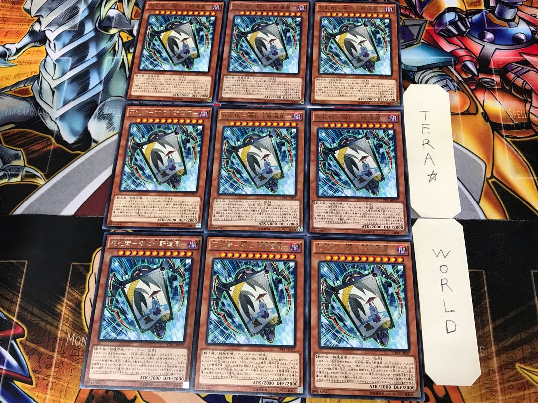 Hanafuda Mamoru - Ono Michikaze in the Willows - CPF1 3 Rare Set of 9 Tera