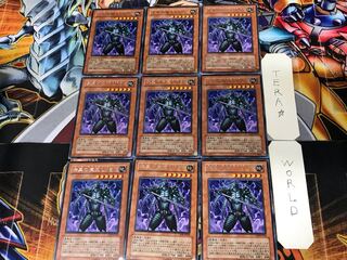 Jet-Black Demon King LV6 CDIP 1 Rare Set of 9 Tera. 9枚