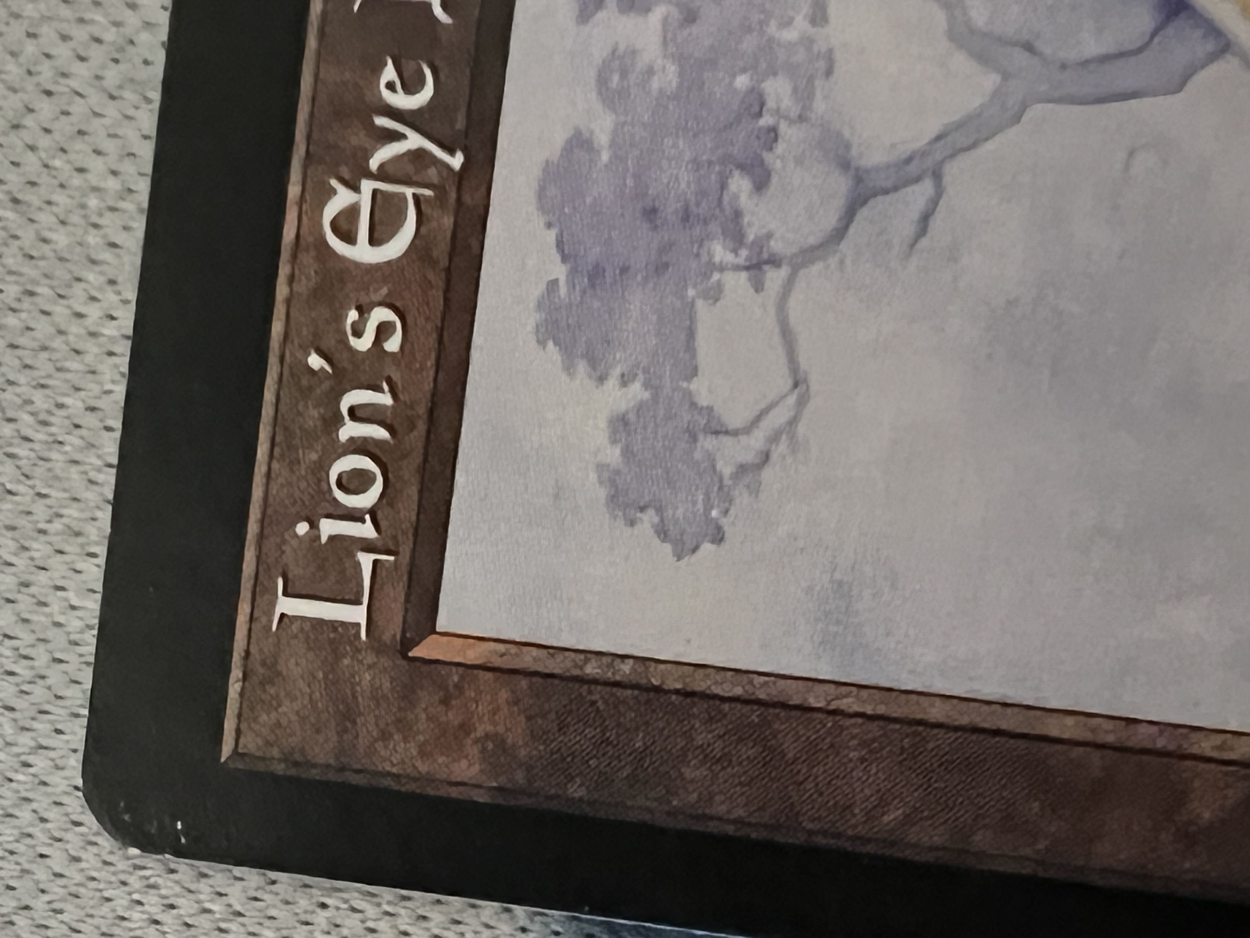 English Lion's Eye Diamond Rare 307/350