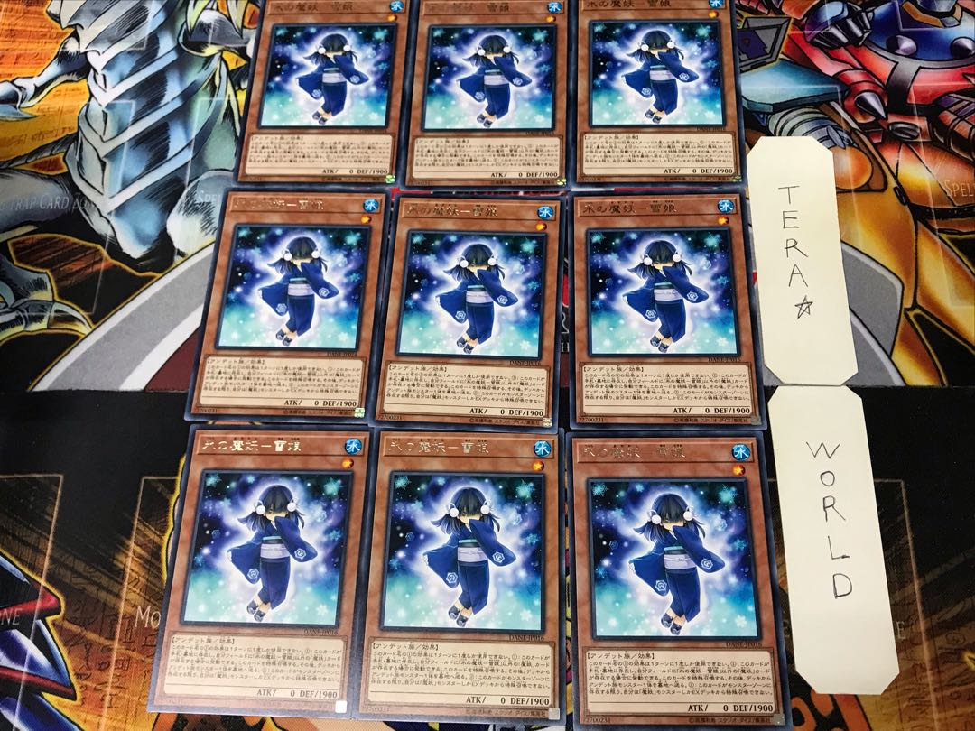 Ice Demon Demon - Snow Girl DANE 3 Rare 9-card set Tera.