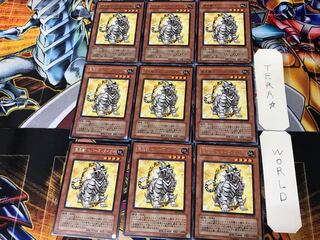 Crystal Beast Topaz Tiger DP07 1 rare set of 9 tera