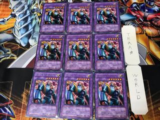 Evil HERO Lightning Golem GLAS 1 Rare Set of 9 Tera