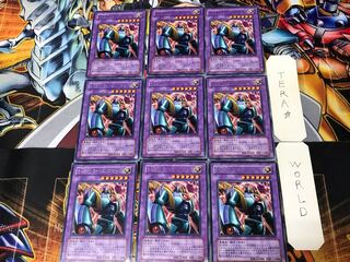 Evil HERO Lightning Golem GLAS 2 Rare Set of 9 Tera