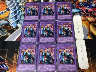 Evil HERO Lightning Golem GLAS 3 Rare Set of 9 Tera