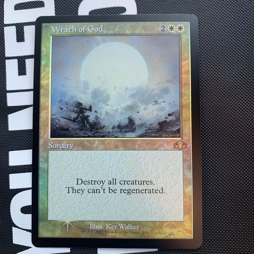 DMR EN Wrath of God old frame foil