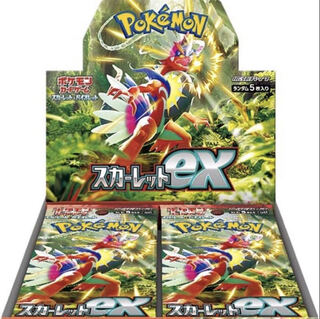 (予約)ポケモンカードスカーレットex 1box シュリンク付き　未開封box