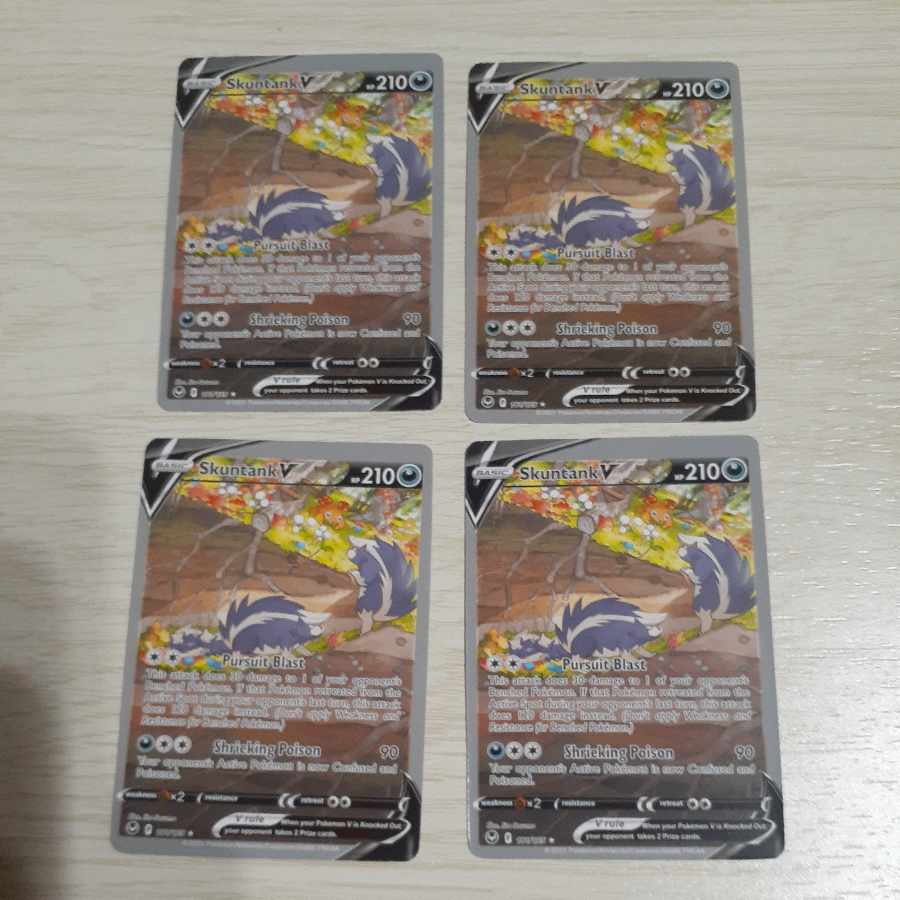 U.S. version Pokéka Skuntank 4-card set