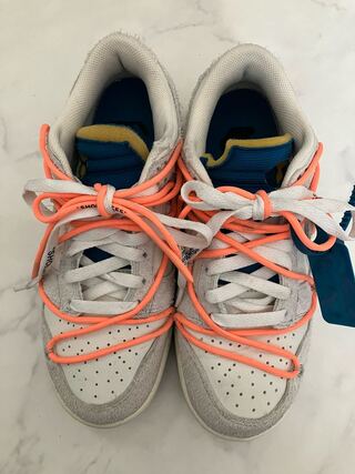 DJ0950-119 off-white nike dunk low lot19 24.5cm