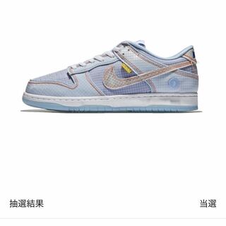 ユニオン La × ナイキ ダンク ロー パスポートパック "アルゴン" DJ9649-400 27cm