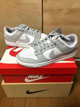 ナイキ ダンク ロー "グレーフォグ" グレーフォグ/ホワイト DD1391-103 26.5cm