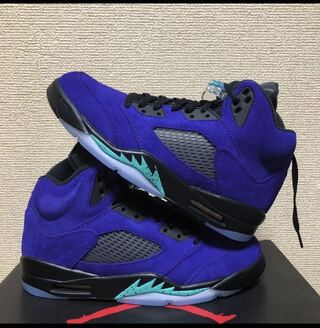 新品 未使用 NIKE AIR JORDAN 5 RETRO ナイキ エアジョーダン5 air jordan 5 パープル グレープ purple grape 26.5cm 26.5cm