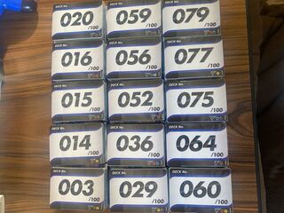 Pokéka Start Deck 100, bulk sale, 15 pieces.