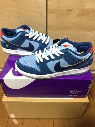 ワイ ソー サッド? × ナイキ SB ダンクロー "コースタルブルー" コースタルブルー/スピードイエロー/ユニバーシティレッド  26cm