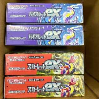 スカーレットex バイオレットex 4box 新品未開封　シュリンク付き　