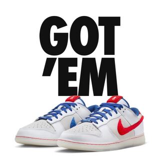 ナイキ ダンク ロー "イヤーオブザラビット" ホワイト/クリムゾン/バーシティロイヤル FD4203-161 27cm