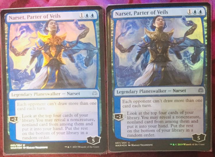 FOIL narset,parter of veil WAR 英2枚 ナーセット 2枚