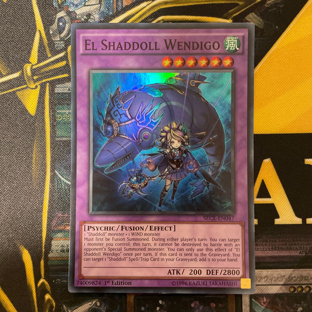 El Shaddoll Wendigo Super Rare EN047 EU Edition