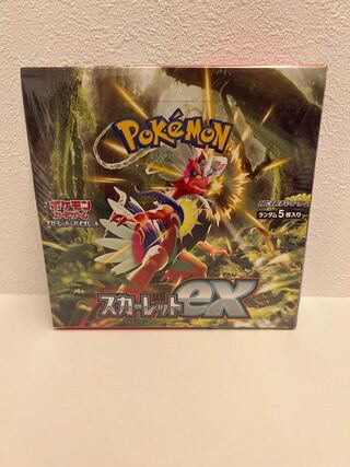 ポケモンカード　スカーレットex 新品未開封　シュリンク付き