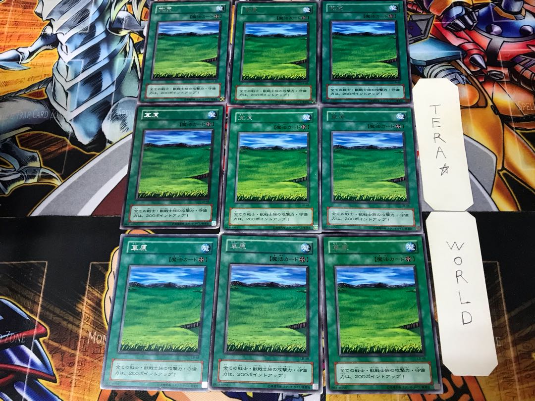 Grasslands LB 2nd period ver 1 rare set of 9 tera