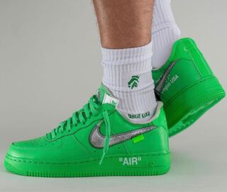 Off Ho Wight x Nike Air Riryoku1 Low "Green" Brooklyn/Light Green Spark DX1419-300 27cm