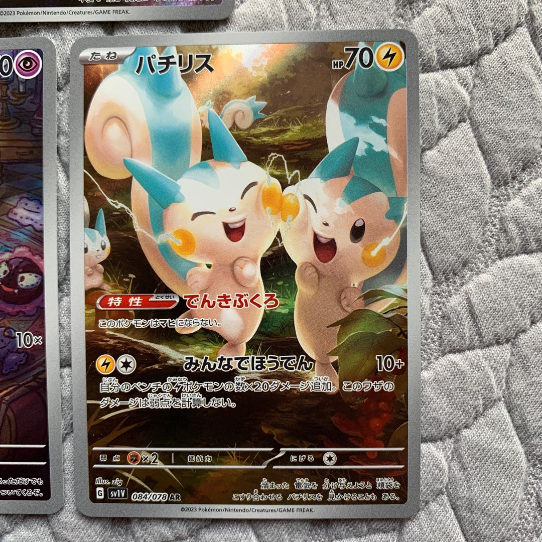 Pachirisu Skwovet Boch ar set of 3