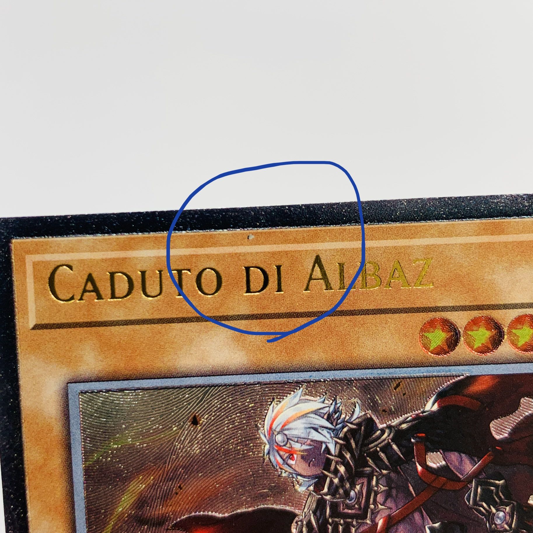 Italian version] Fallen of Albaz Relief EU OTS Yu-Gi-Oh OP19-IT001 Italian version, not English version