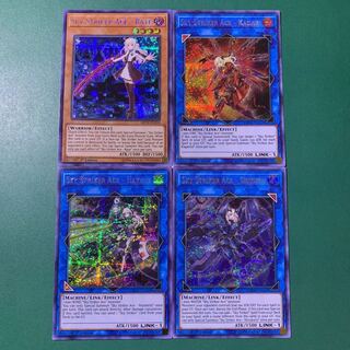 遊戯王【英語版】閃刀姫 レイ、カガリ、ハヤテ、シズク シク 4枚セット